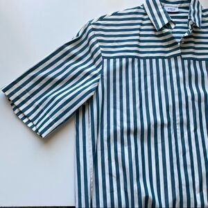 Akris Punto Poplin Boyfriend shirt mixed stripes size 2